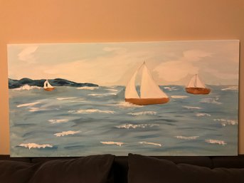 Seascape Painting On Canvas