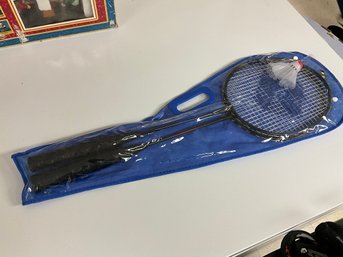 Badminton Rackets And Birdie