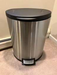 Stainless Flip Top Garbage Can