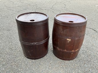 Vintage Liquor Barrels