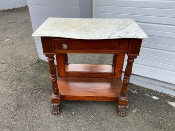 Marble Top Console Table