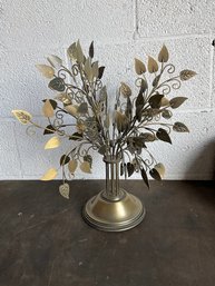 Contemporary Metal Leaf Decor