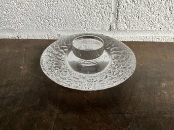 Orrefors Crystal Candle Holder