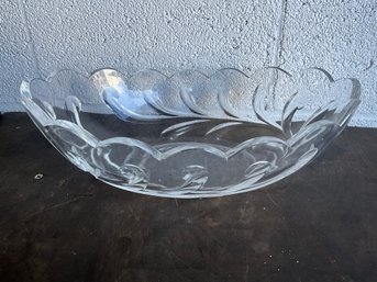 Oblong Glass Centerpiece