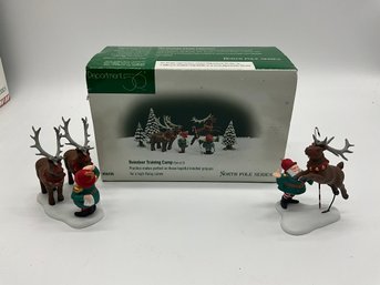 Department 56 Reindeer Training Camp Two-piece Accessory