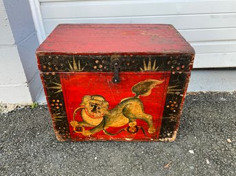 Small Chinese Wooden Box