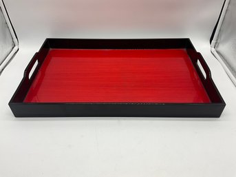 Black And Red Tray