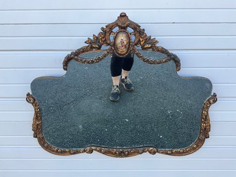 French-Style Gold Framed Mirror