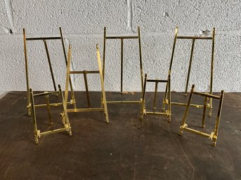 Grouping Of Gold-tone Stands