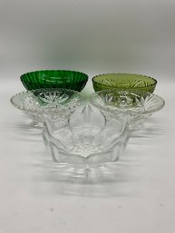 Grouping Of Decorative Glass Bowls