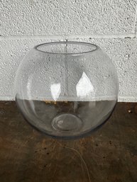 Clear Glass Ball Vase