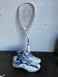 Mens Harrow Squash Racquet, Shoes And Glasses