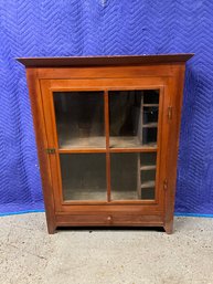 Vintage Wall Mount Wood Cabinet (2 Of 2)