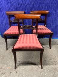 (3) Victorian-style Side Chairs
