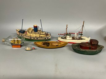Grouping Of Decorative Boats