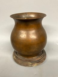 Decorative Copper-tone Vase