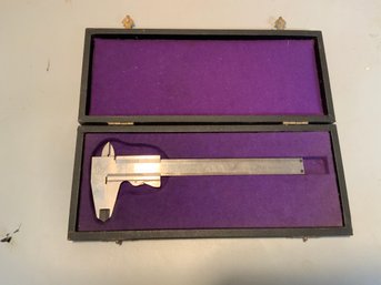 Mauser Germany For George Scheer N.Y. 0 Inch-6 Inch Vernier Caliper In Original Case