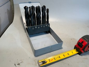 8 Piece Silver & Deming Cased Drill Bit Set