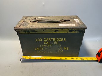 Vintage Metal Ammo Box (2 Of 4)