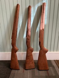 (3) Bishop Wood Rifle Stocks