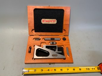 Minty Starrett No. 995E Universal Precision Gauge Set In Original Case