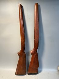 (2) Vintage Wood Rifle Stocks Incl. Remington