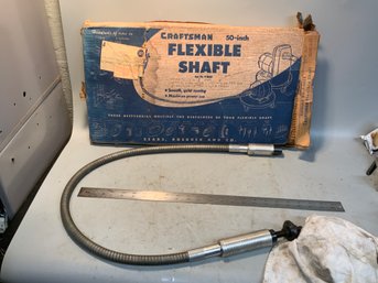 Vintage Craftsman 50 Inch Flexible Shaft Motor Attachment W/Original Box