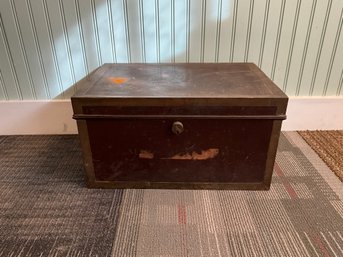 Vintage Metal Storage Box