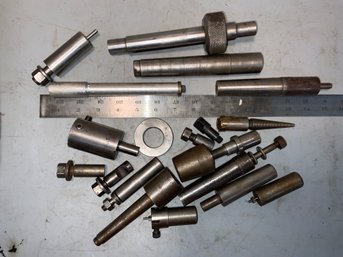 Grouping Of Taper And Straight Lathe Adapters