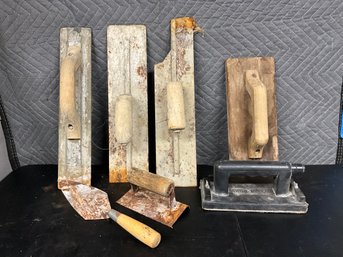 Grouping Of Cement Finishing Tools