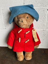 Vintage Paddington Bear Stuffed Animal