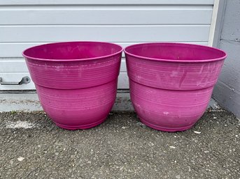 Pair Of Outdoor Planters