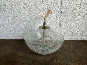 Decorative Glass Oil Lamp