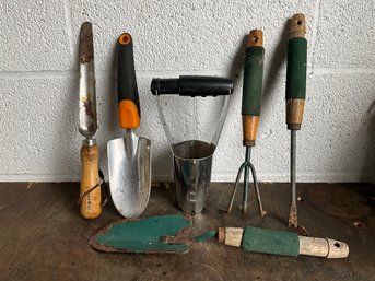 Grouping Of Gardening Tools