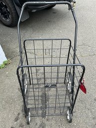 Easy Wheels Metal Push Cart