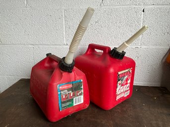 (2) Gas Cans