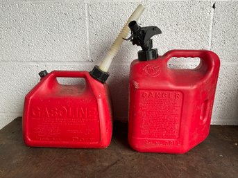 (2) Gas Cans