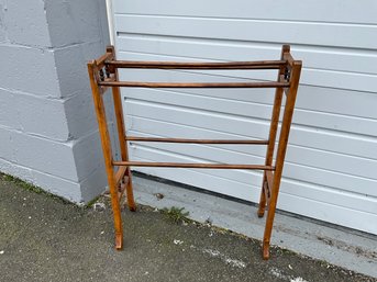 Pine Wood Blanket Stand