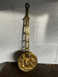 Vintage Decorative Brass Bed Warmer