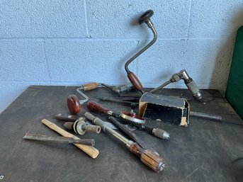 Grouping Of Wood Working Hand Tools