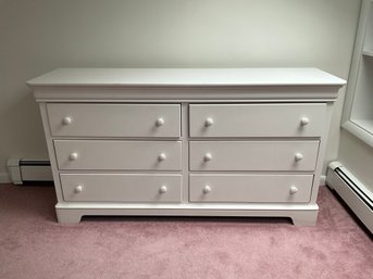 Stanley Furniture White Six Drawer Dresser