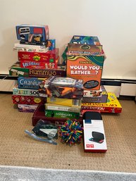 Large Grouping Of Board Games And Activities