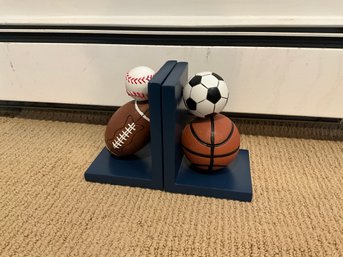 Pair Of Sports Themed Bookends