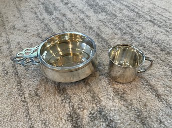 Sterling Silver Bowl And Cup