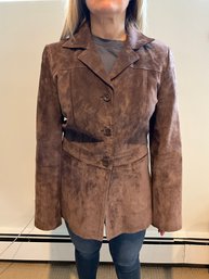 John Carlisle Women's Brown Suede Jacket