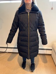 Michael Kors Womens Winter Hooded Puffer Jacket