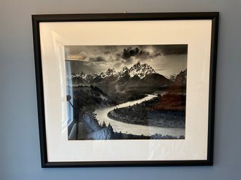 Black And White Landscape Framed Photograph
