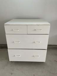White Four-drawer Cabinet