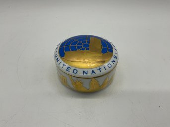 Tiffany & Co United Nations 50th Anniversary Trinket Box