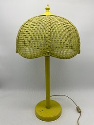 Yellow Boho Table Lamp